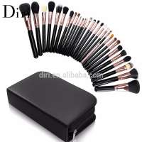 29pcs high end professional makeup brush sets cosmetic brush set with goat hair