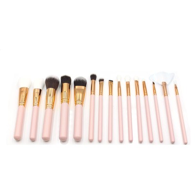 15Pcs Makeup Brushes Set Professional Synthetic Cruelty Free Bristles Foundation Powder Blush Cosmetic Brushes In Stock